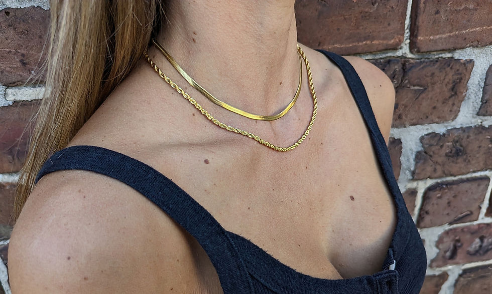 MEDUSA - 18k Gold Dual Layered Necklace