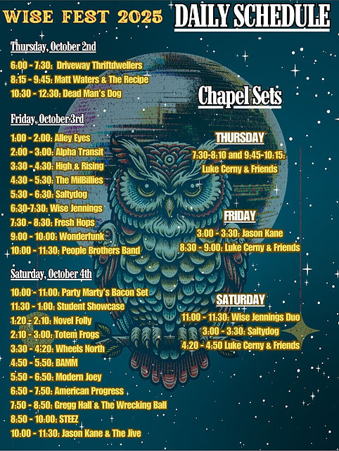 Wise Fest 2025 Schedule of Events (11 x 17 in) (8.5 x 11 in).jpg