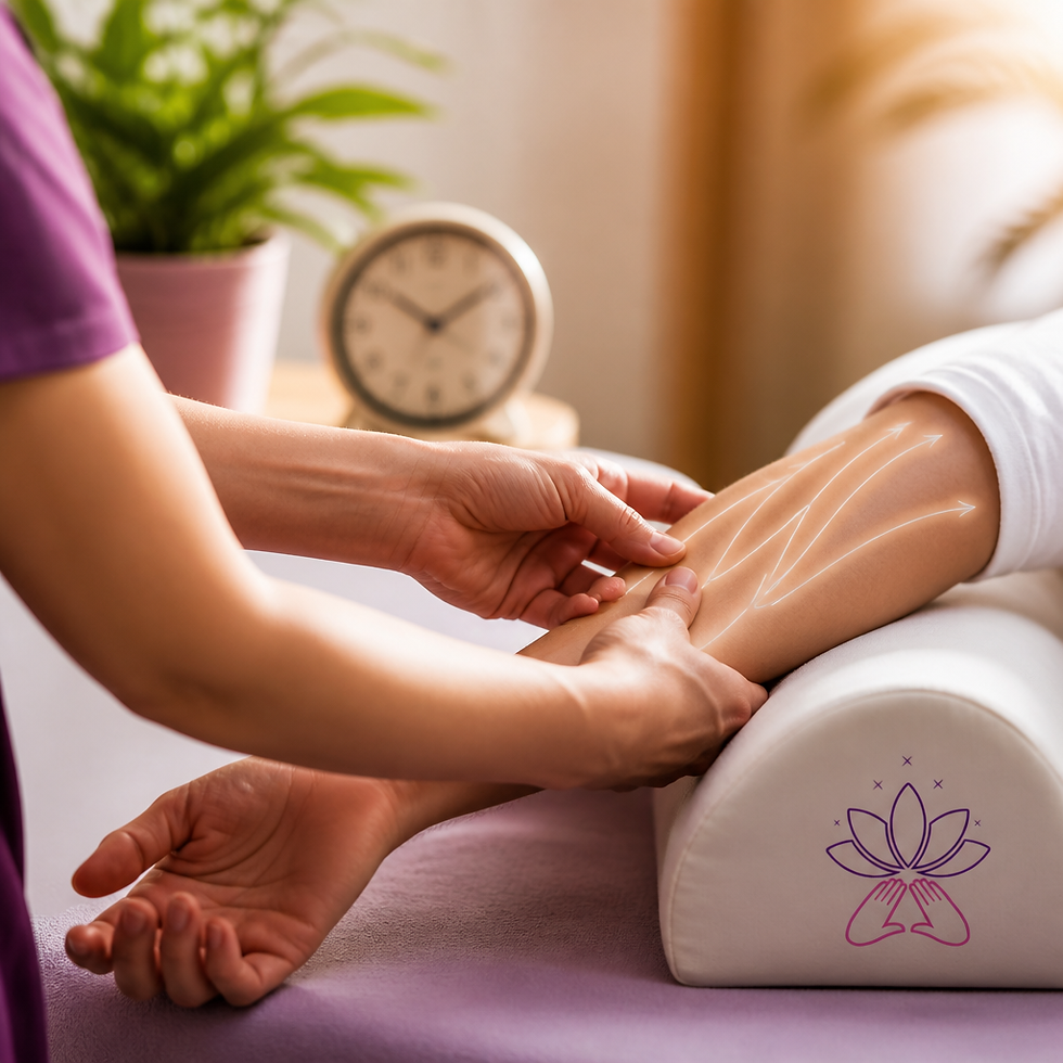 Vue rapprochée d’une table de massage avec des huiles essentielles