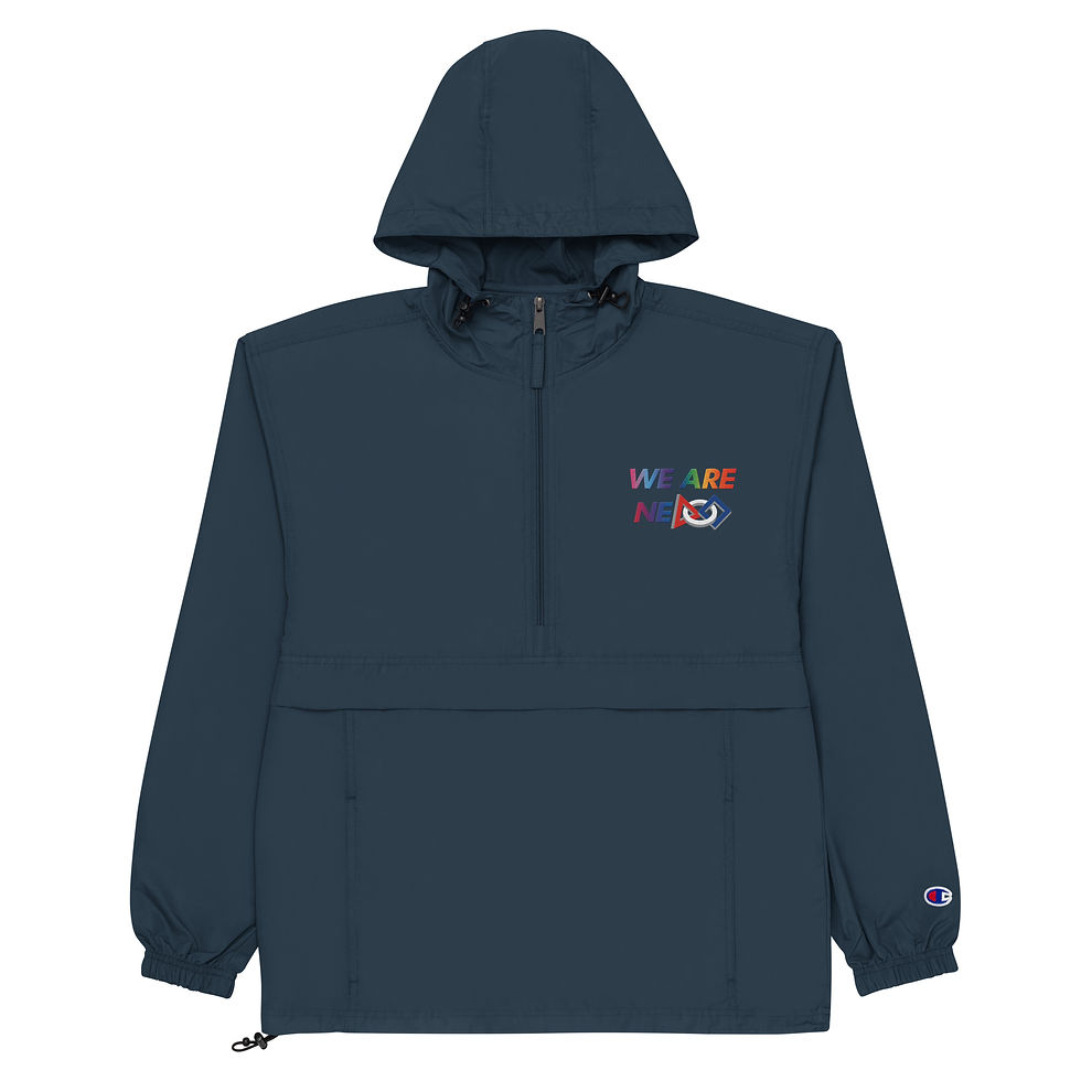 Thumbnail: WeAreNE Embroidered Champion Packable Jacket