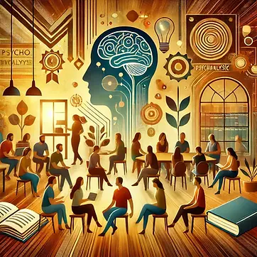 DALL·E 2025-02-04 11.27.12 - An artistic representation of the dissemination of psychoanal