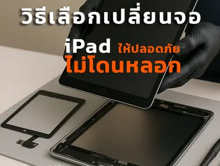 เปลี่ยนหน้าจอ iPad ที่ไหนดี ให้ปลอดภัย ไม่โดนหลอก