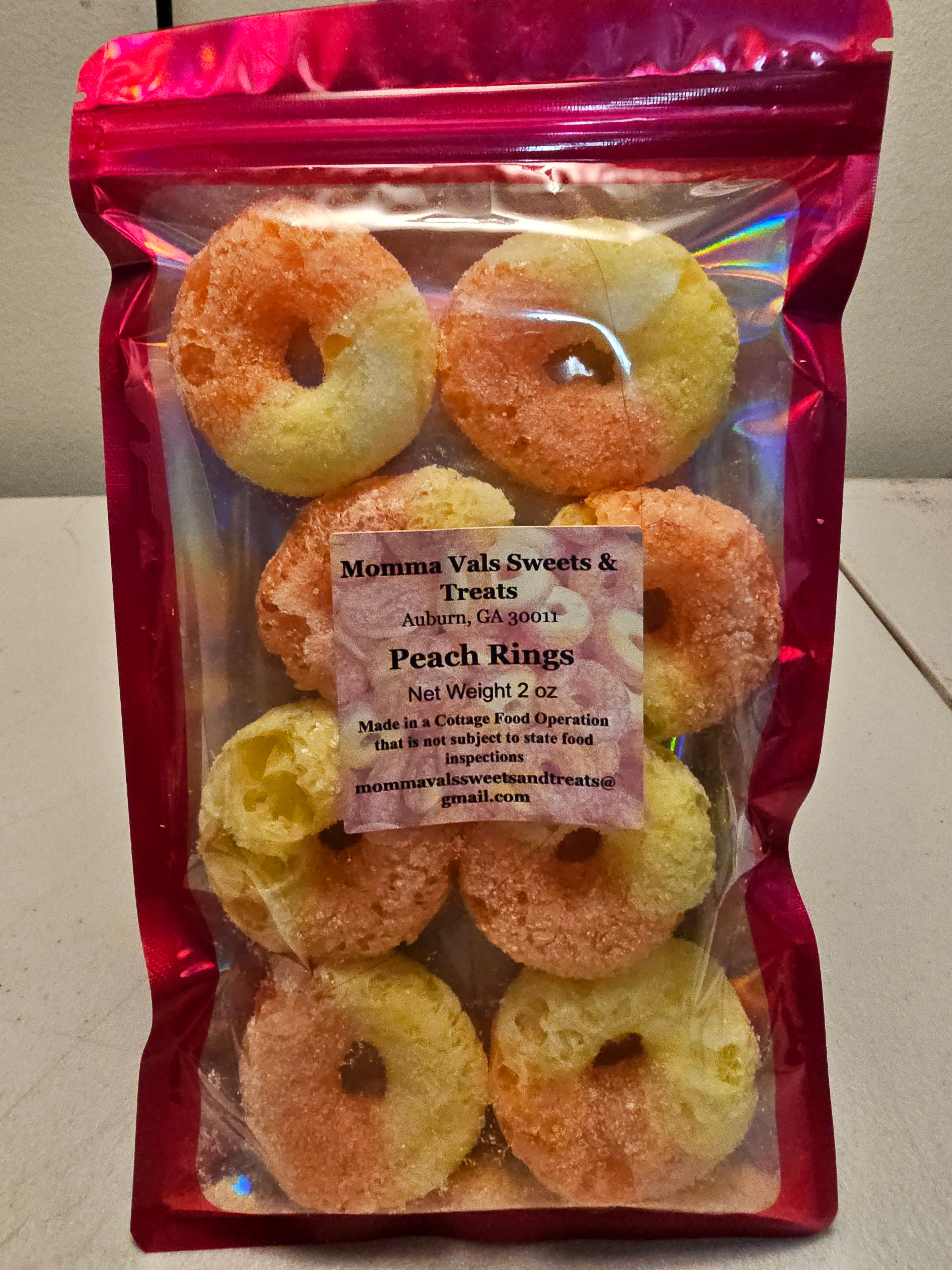 Freeze Dried Peach Rings
