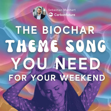 🎧 This is the theme song you need to end an incredible week for biochar carbon removal (hashtag#BCR) 🎧