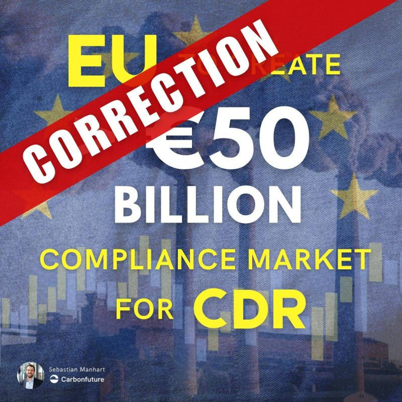 🔴 [CORRECTION] What the budget for CDR in the ETS really looks like 🔴