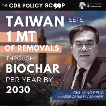 ๐ชจ The Minister of Environment going all in on biochar.