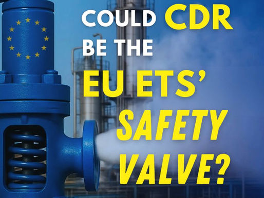 🚿 Could CDR be the EU ETS' safety valve?