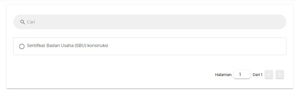 menu pada OSS dan portal