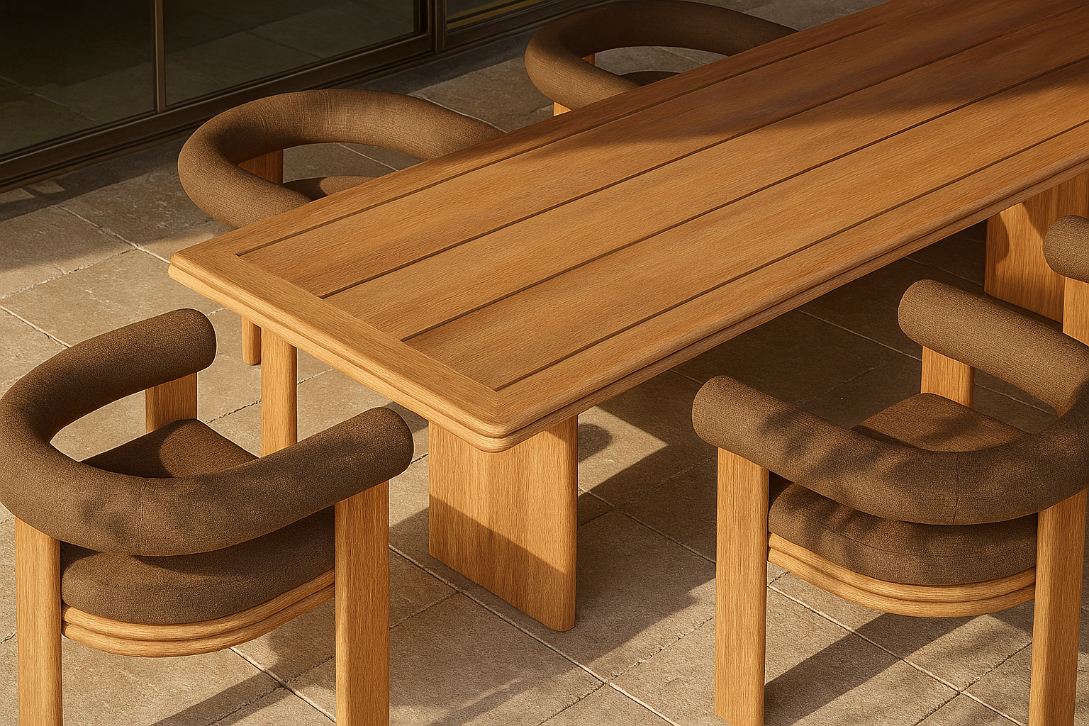 Santorini Outdoor (7-piece) Table Set