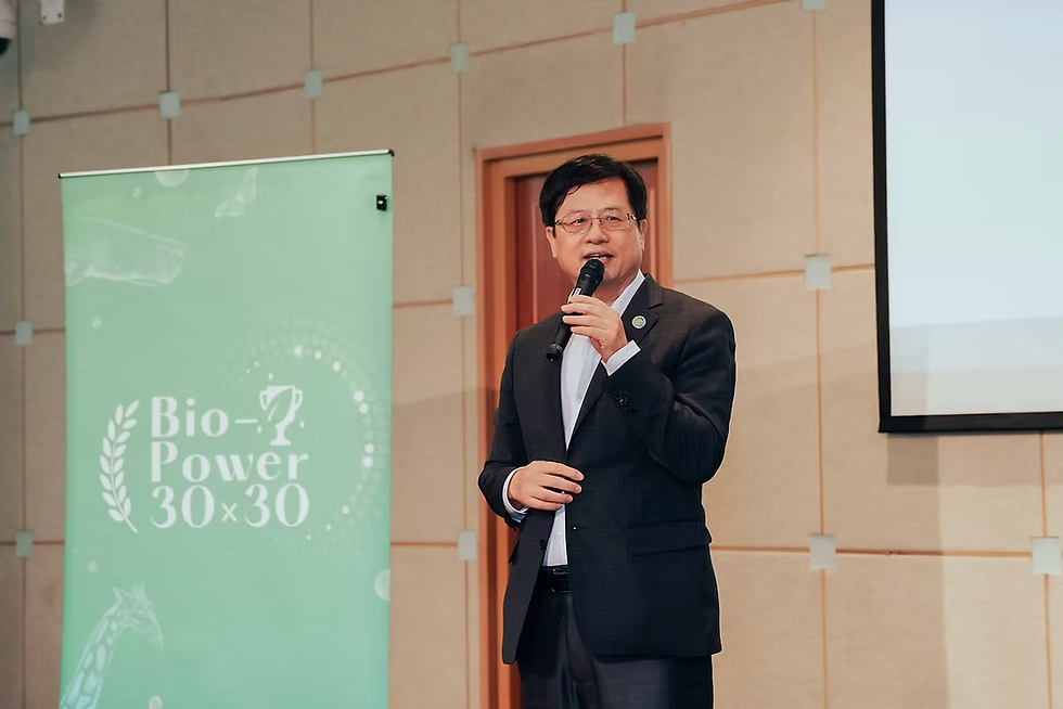 王成機表示:「國家公園是生物多樣性最關鍵的場域,也是國家自然品牌的象徵,更是全世界共通的語言」