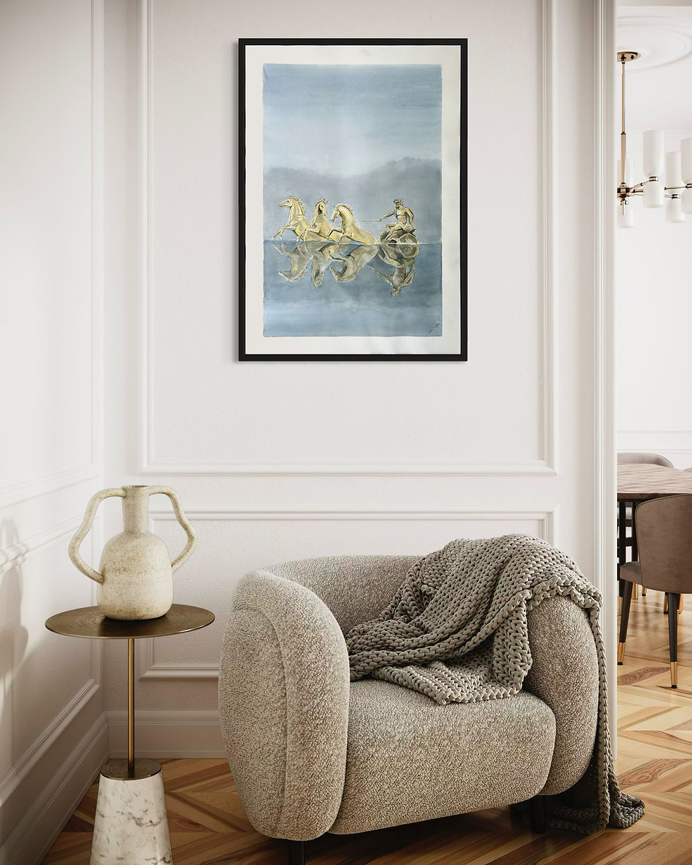 Thumbnail: Apollo Fountain 70 x 100 cm SOLD