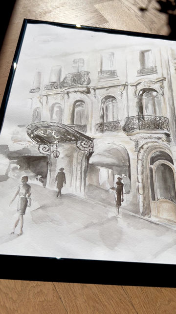 Thumbnail: Sagerska 35x50 cm SOLD