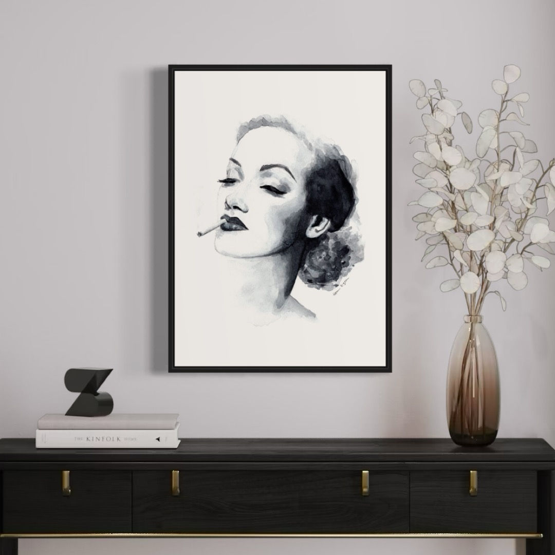 Old Hollywood Print