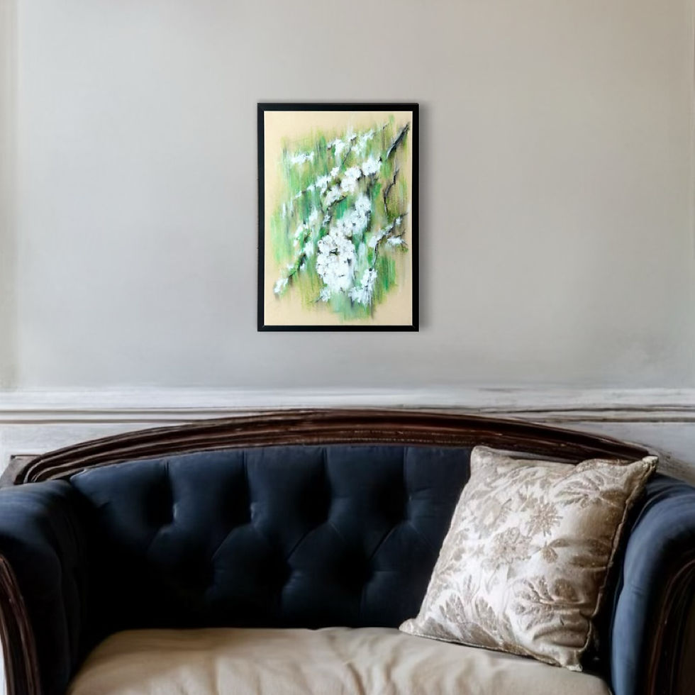 Thumbnail: Apple Blossom 20 x 30 cm SOLD