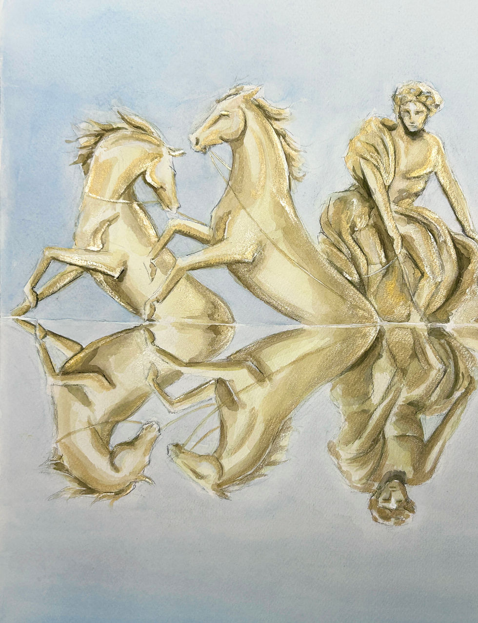 Thumbnail: Apollo Fountain ll 70x100 cm