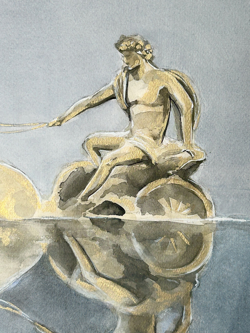 Thumbnail: Apollo Fountain 70 x 100 cm SOLD