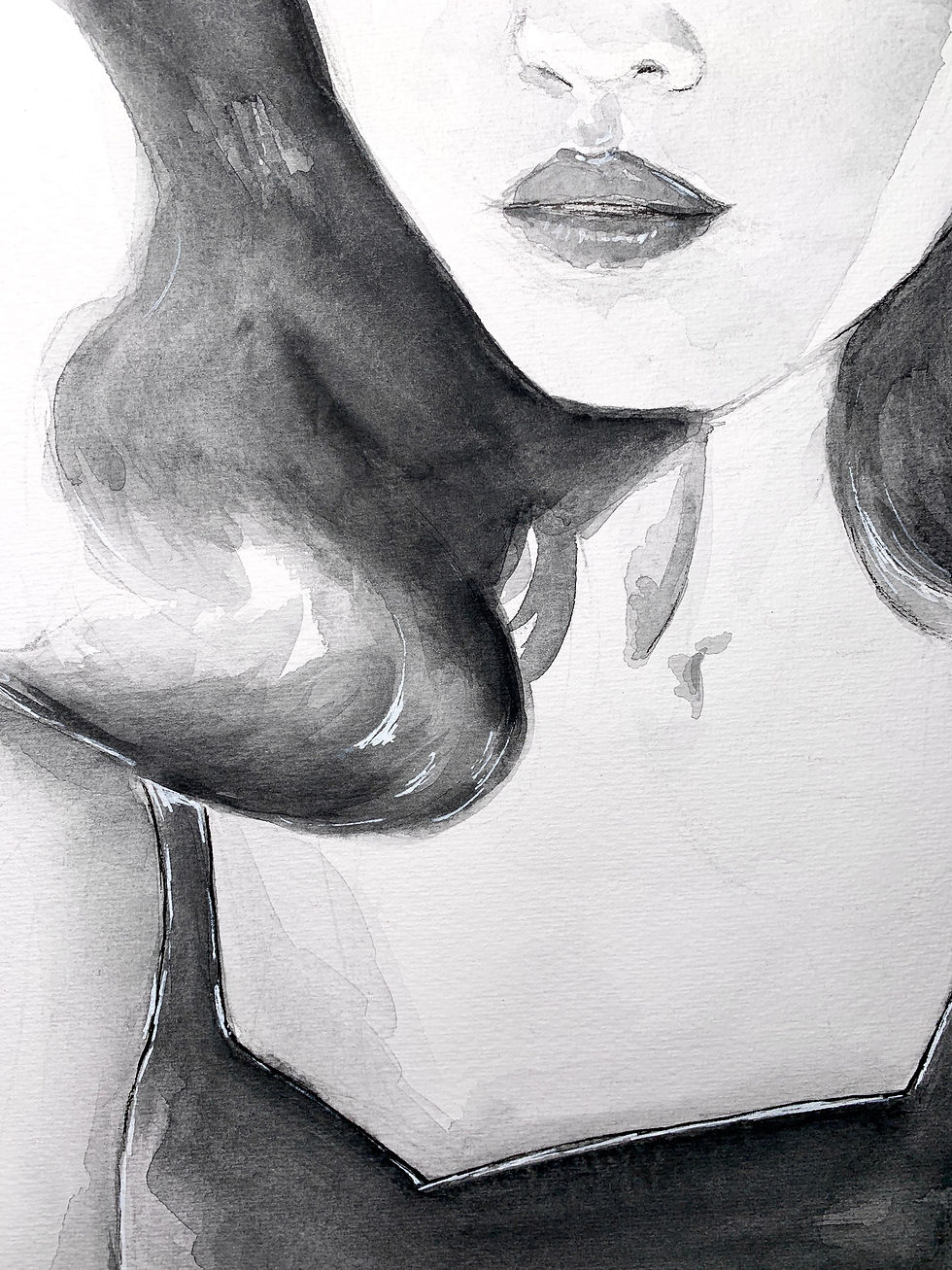 Thumbnail: Driving down the Boulevard 50x70 cm