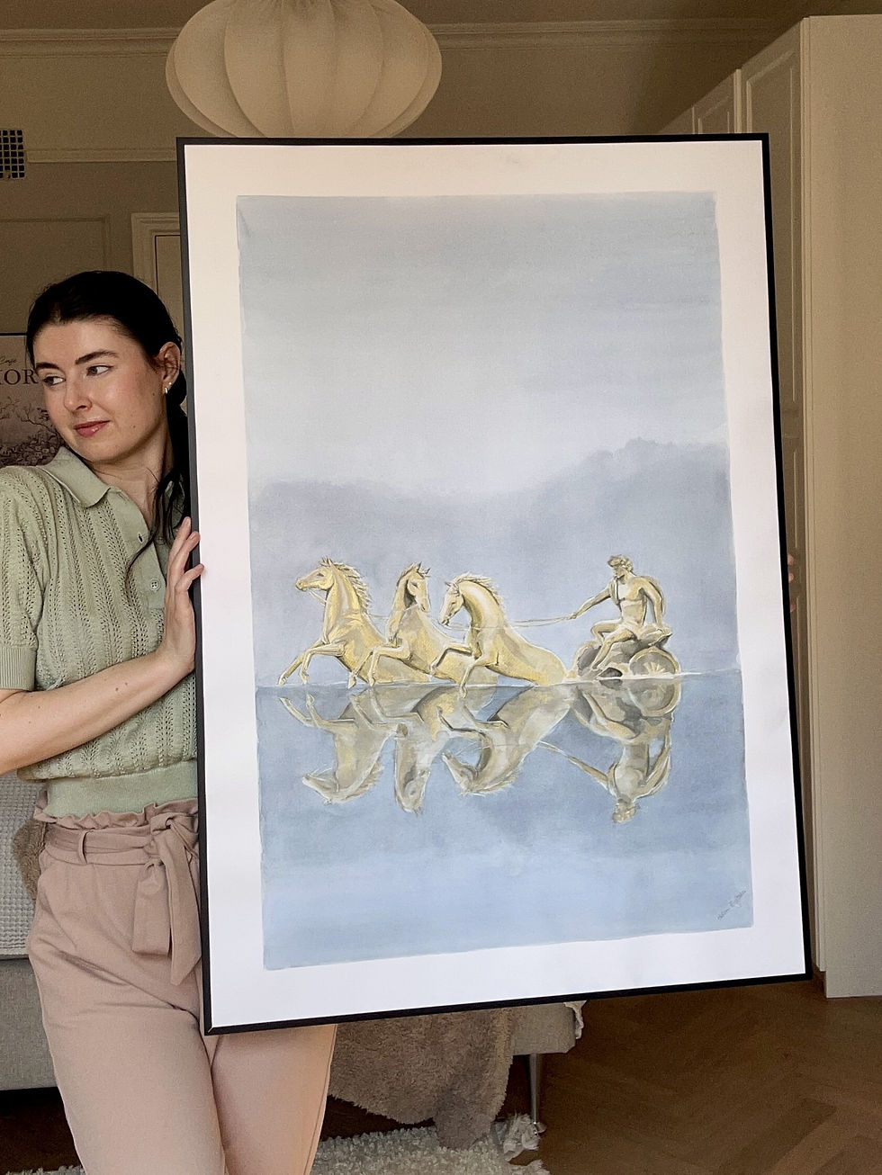 Thumbnail: Apollo Fountain 70 x 100 cm SOLD