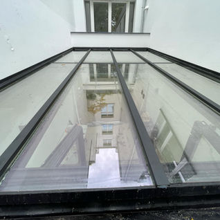 Verrière aluminium Reynaers RAL 9011 1190 Forest