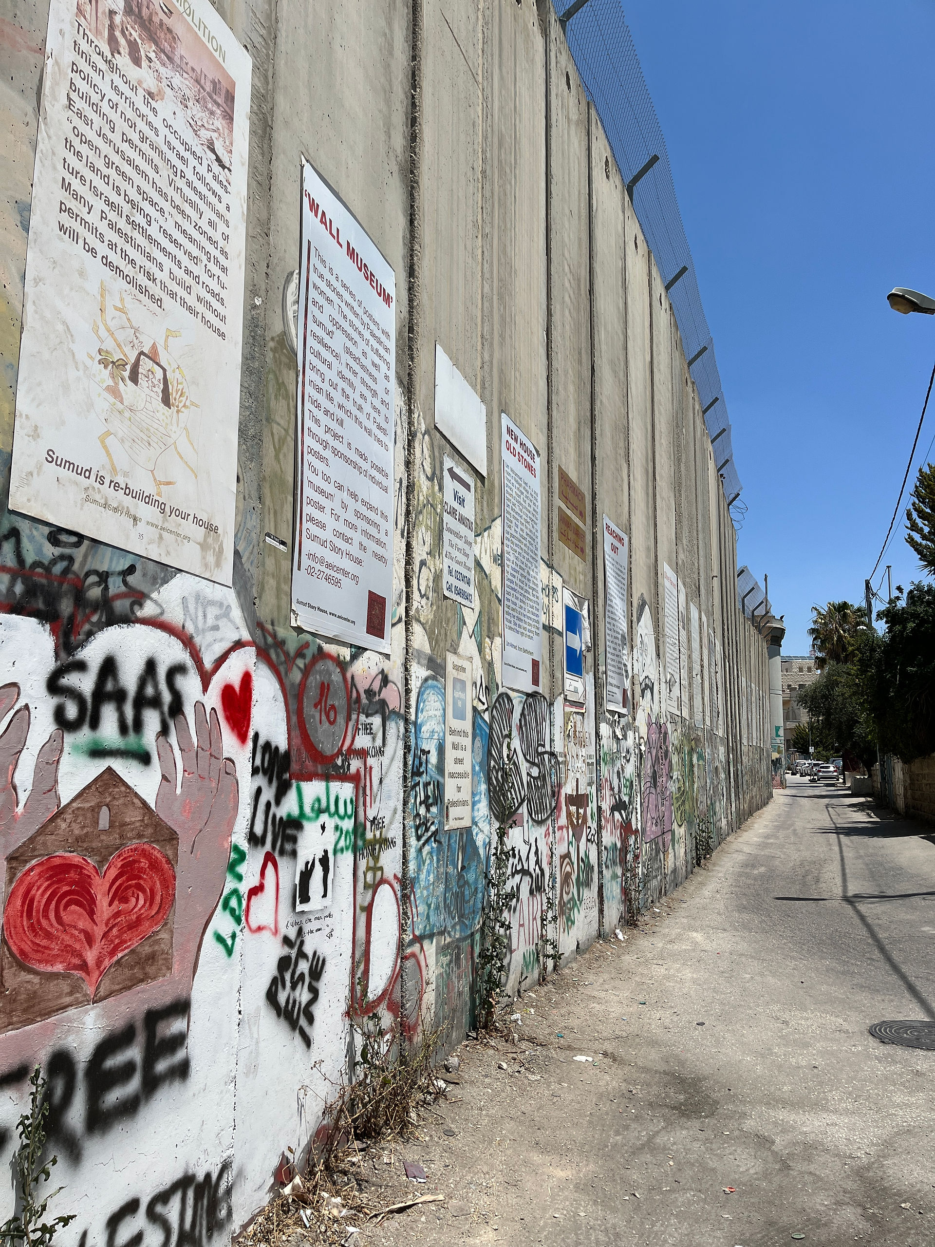 Personal Stories on the Separation Wall, Bethlehem 
