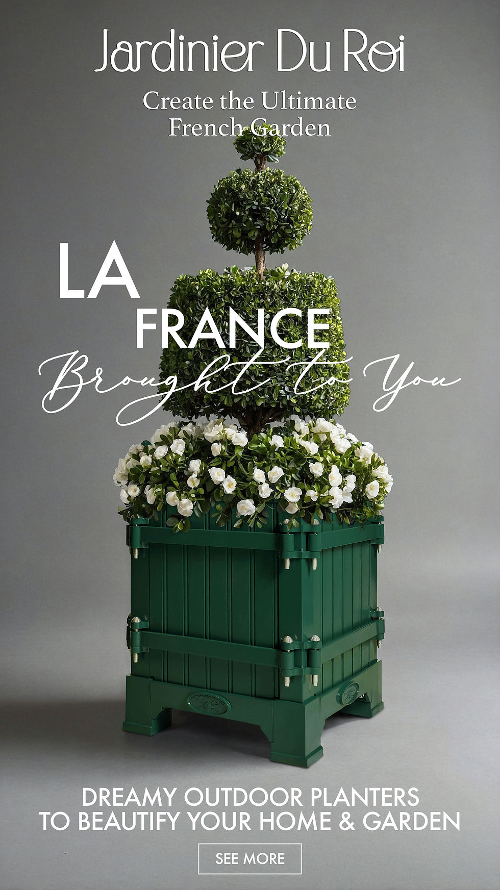 Thumbnail: Vert Chateau Vaux Le Vicomte, Versailles planter - Planter boxes