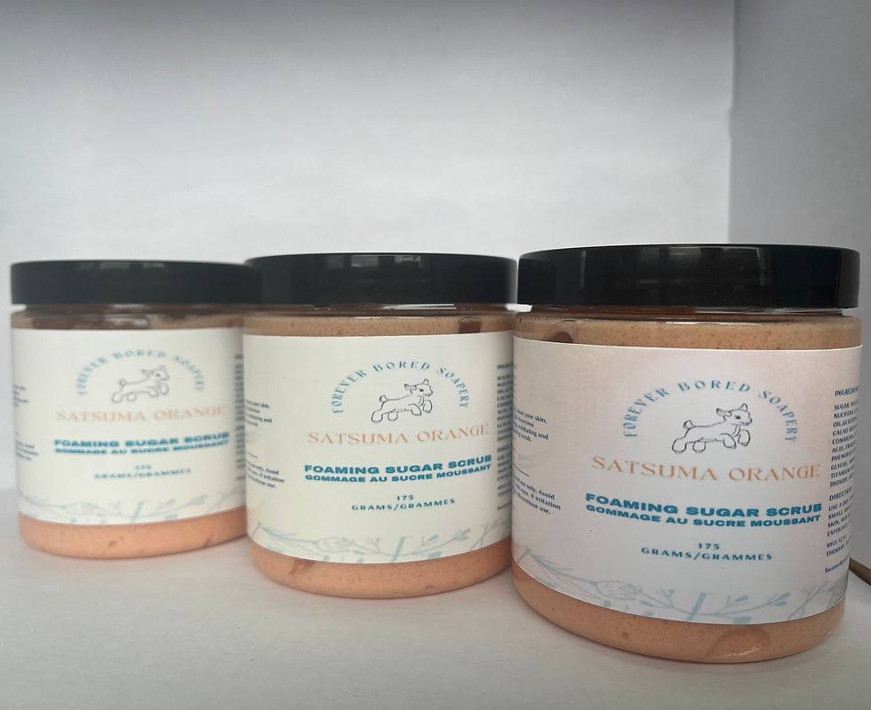 Thumbnail: SATSUMA ORANGE FOAMING SUGAR SCRUB
