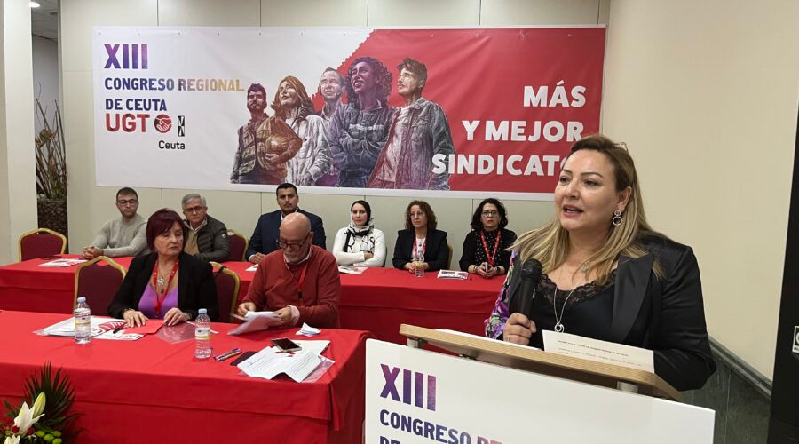 Yolanda Aparicio, nueva secretaria general de la Unión General de trabajadoras y Trabajadores de Ceuta