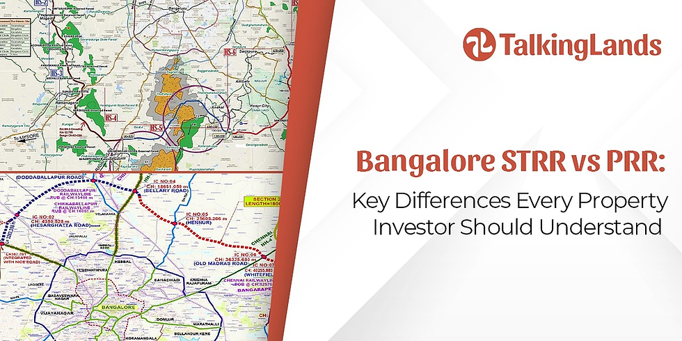 Bangalore STRR vs PRR