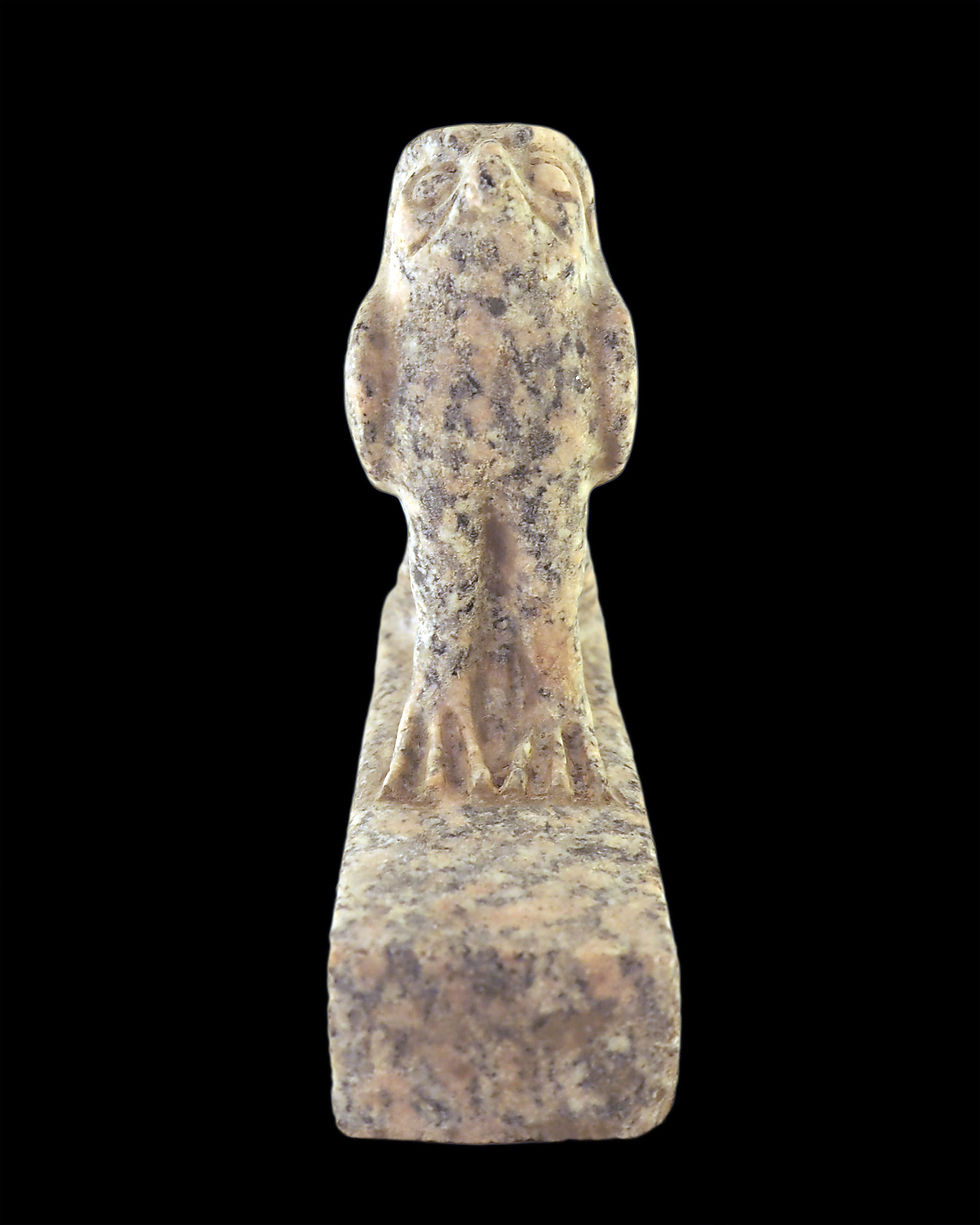 Thumbnail: Egyptian red granite Horus falcon