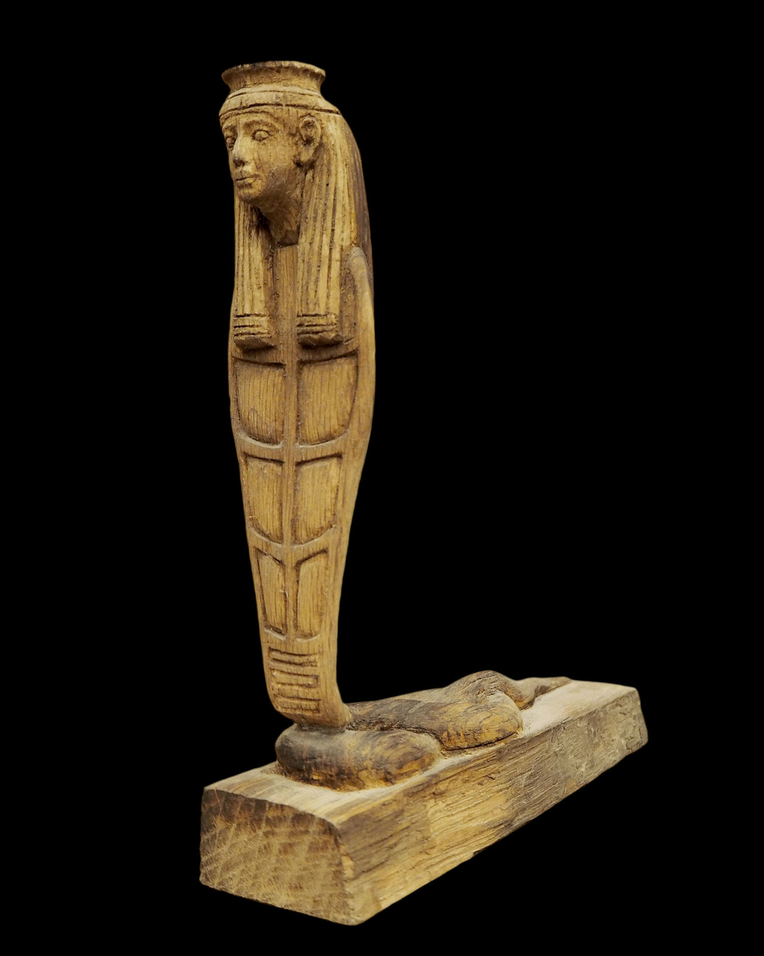 Wooden statue of Meretseger