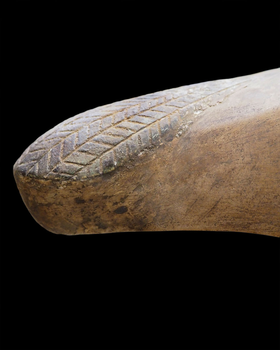 Thumbnail: A bronze and alabaster Ibis