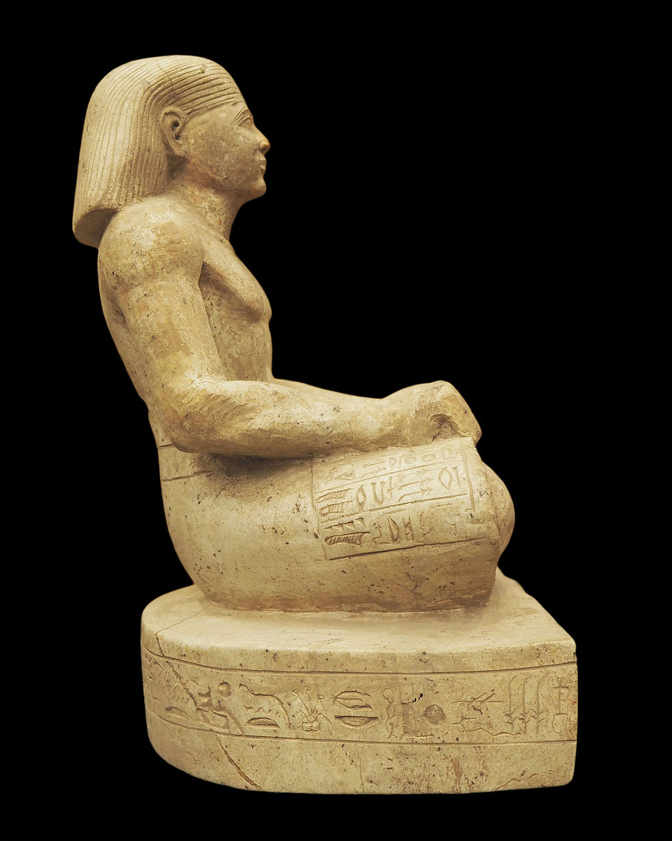 Thumbnail: Egyptian steatite scribe