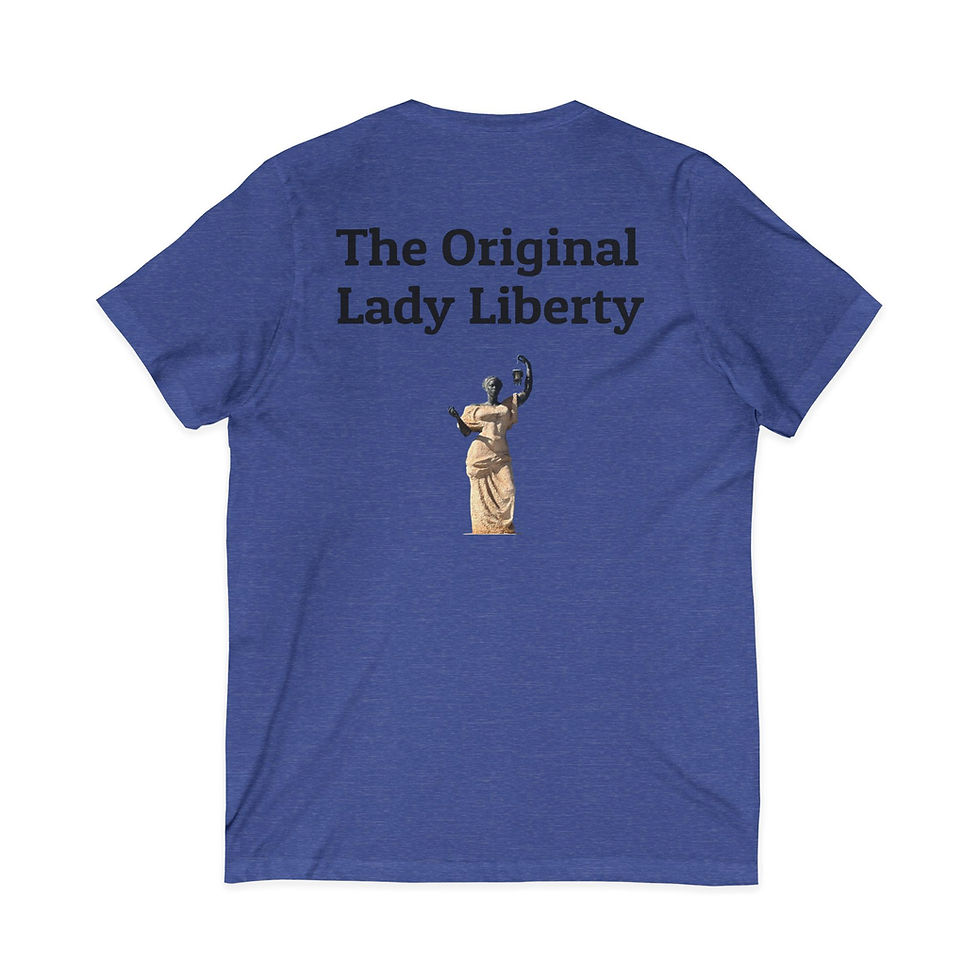 Thumbnail: The Original Lady Liberty V-Neck Tee