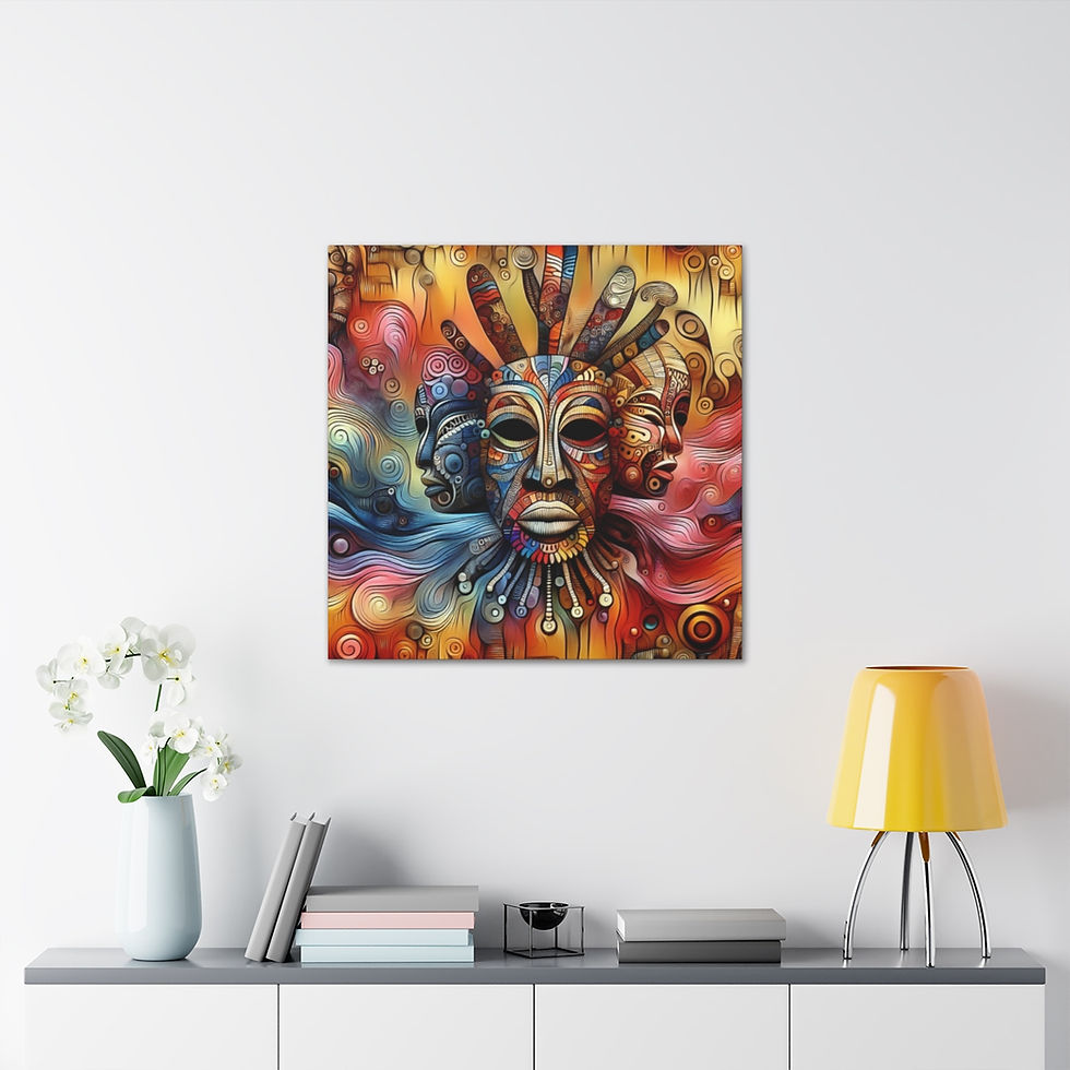 Thumbnail: Ngozi Okeke: Celebrating African Heritage through Art - Wall Art