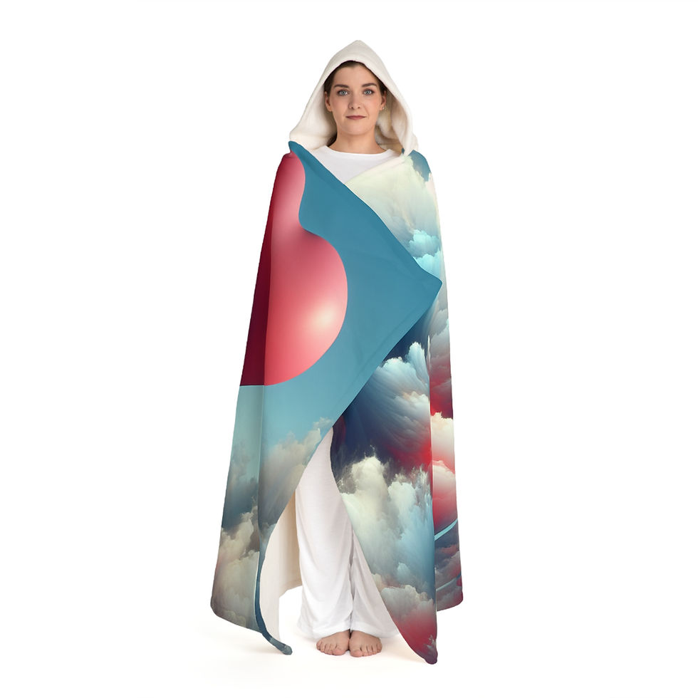 Thumbnail: Mile High Hooded Fleece Blanket