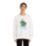 Thumbnail: Pixel Knight Crewneck Sweatshirt | pixel art, gamer shirt