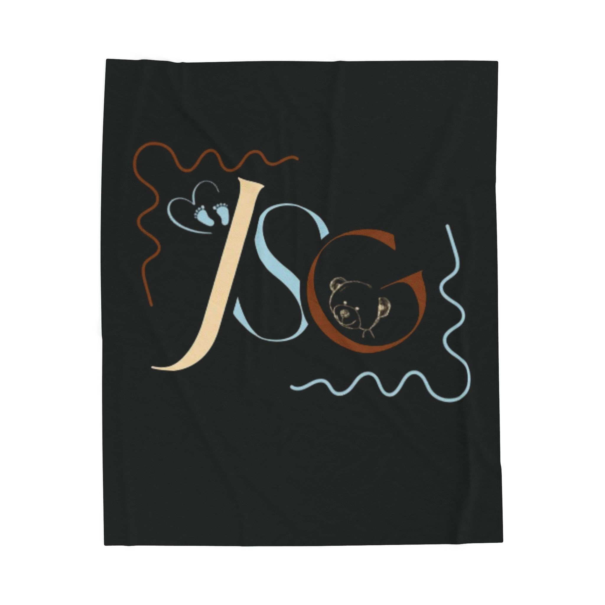 Cozy Personalized Velveteen Plush Blanket, Custom Gift