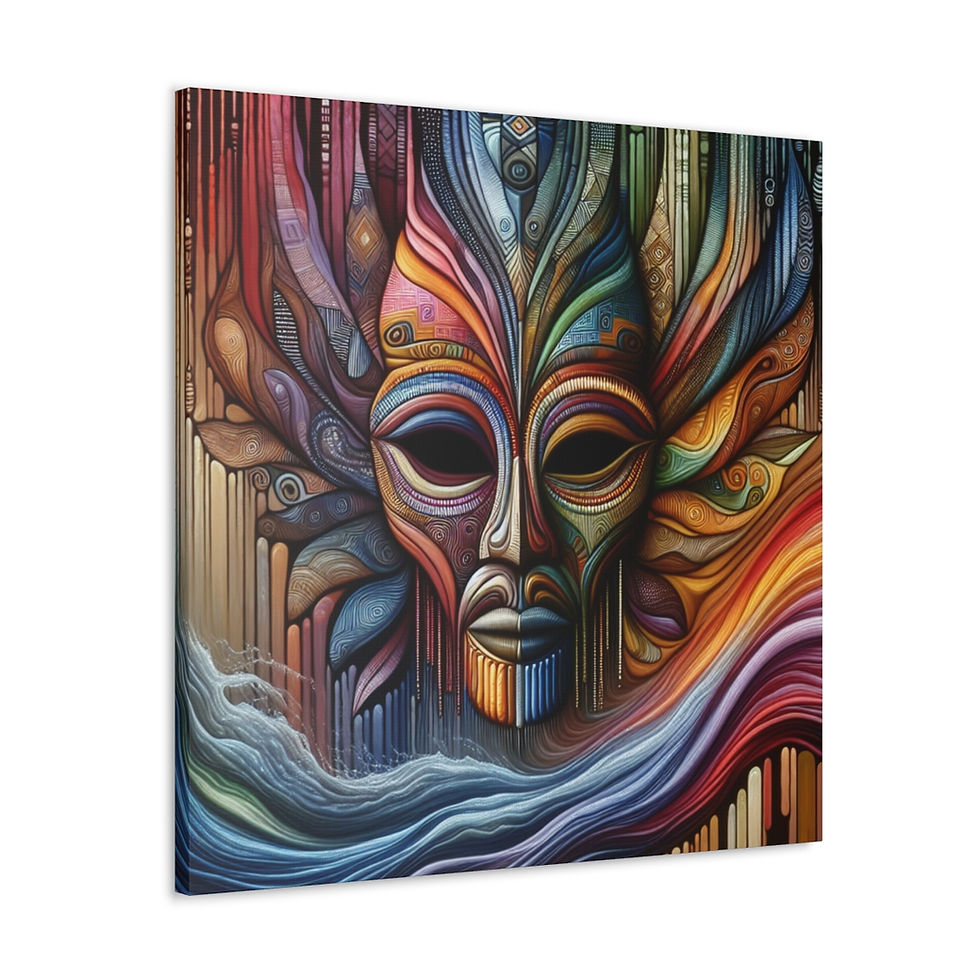 Thumbnail: Lumumba Mabeka: Capturing the Essence of African Heritage - Wall Art