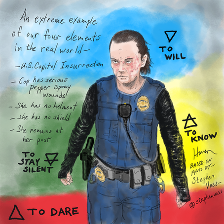 A Sketch I did after the January 6th Raid - Digital Drawing