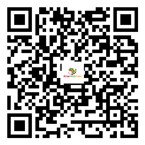 Scan this QR code to access our social media channel and get in touch with us at African Roots Travel.