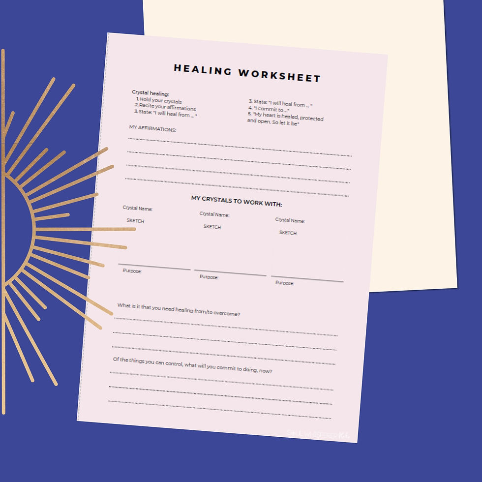 Thumbnail: Chakra Awakening Planner and workbook Printable PDF