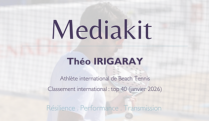 Theo IRIGARAY - Beach Tennis - Sponsoring sportif