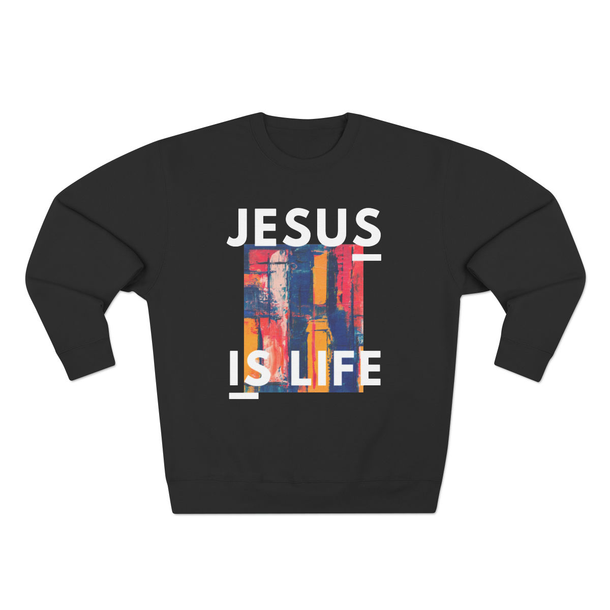 Jesus is Life 80/20 Blend Sweatshirt