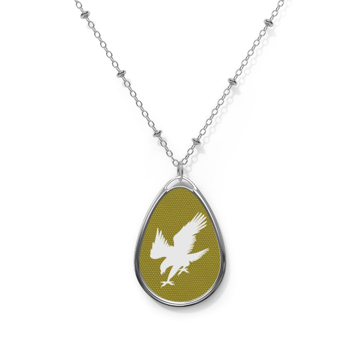 Eagle Oval Necklace
