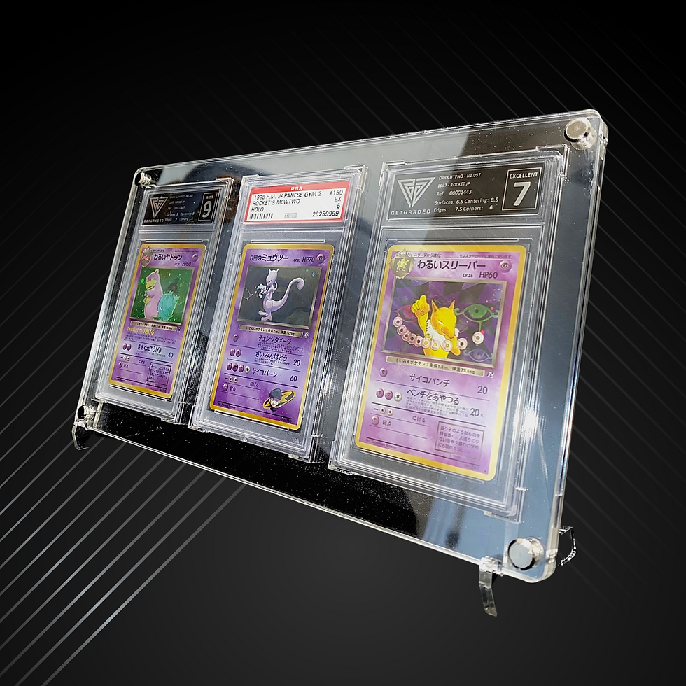 Thumbnail: Acrylic Graded Card Display - Trio
