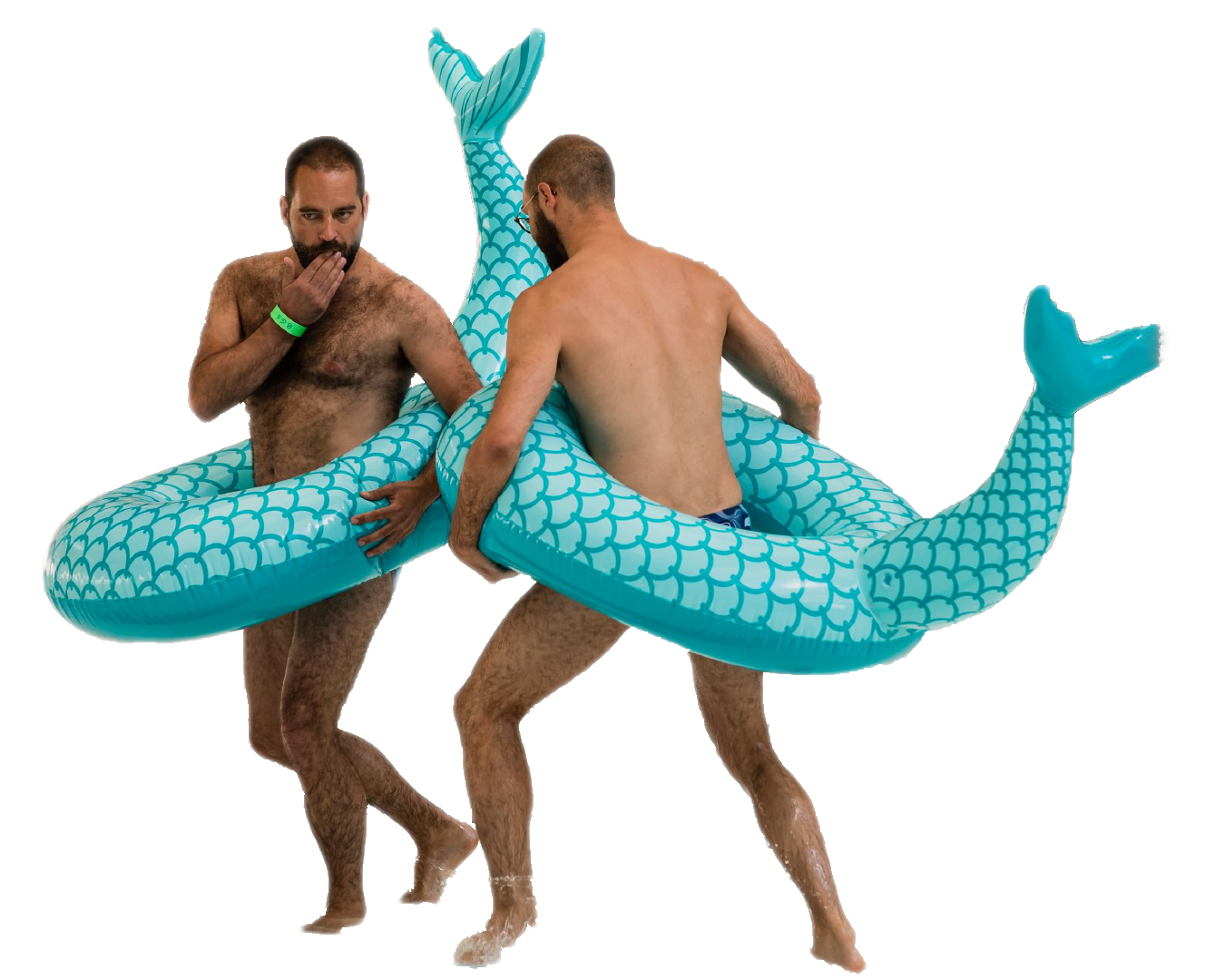 Aquatic Athletes having fun