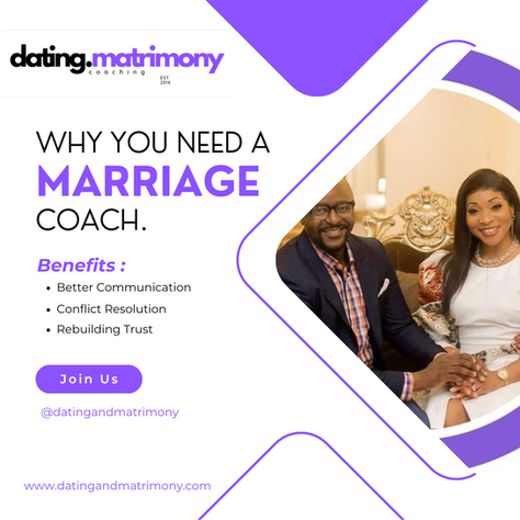 Why you need a marriage coach.