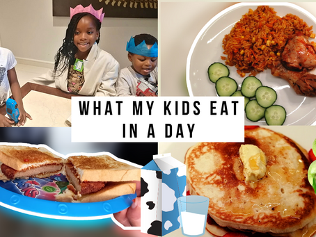 What My Kids Eat In A Day | Nigerian Mum 