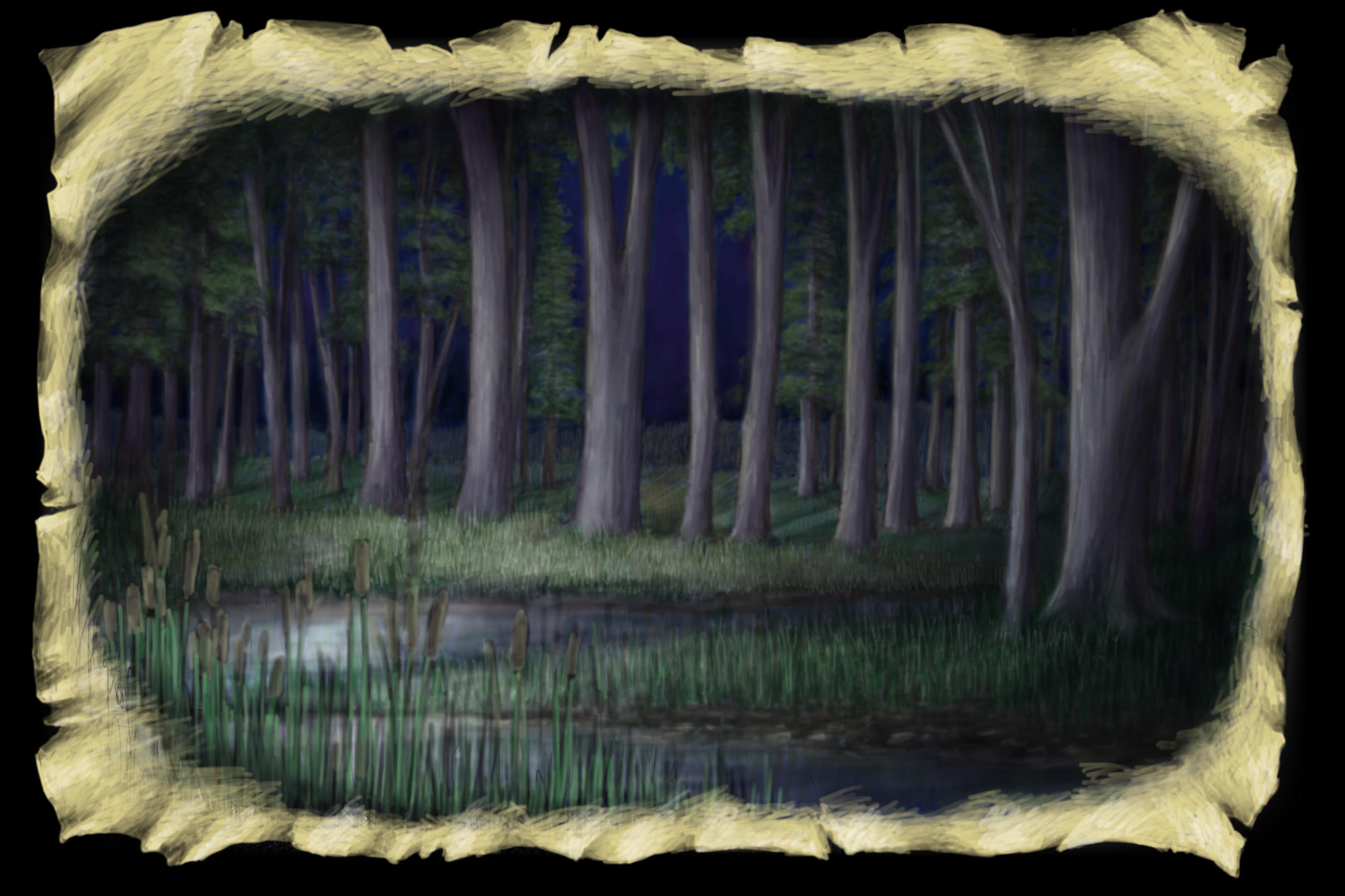 Scene 5. Lake, Nighttime