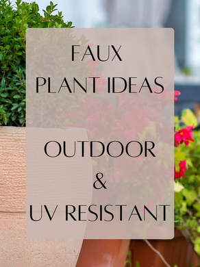 Faux Plants That Actually Make Your Home Feel Put Together